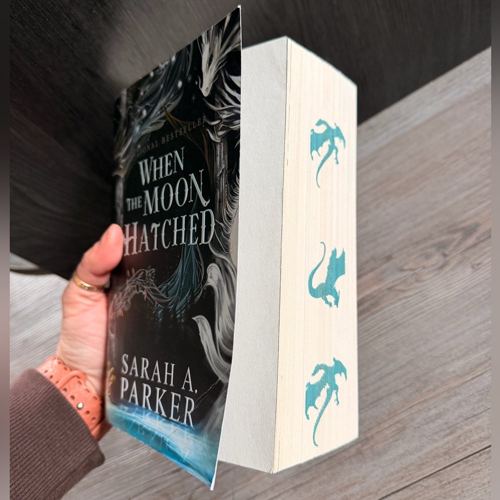When the Moon Hatched by Sarah A. Parker (Paperback with Sprayed Edges)
